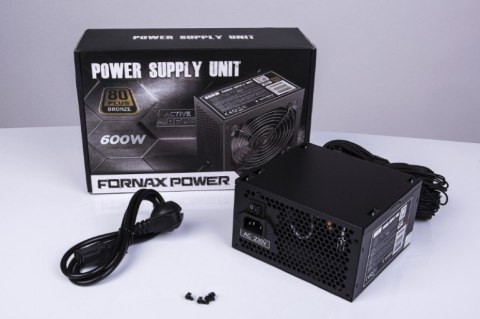 Zasilacz ATX 80+Bronze 600W aktywne PFC, 12cm wentylator Zasilacz ATX 80+Bronze 600W aktywne PFC, 12cm wentylator