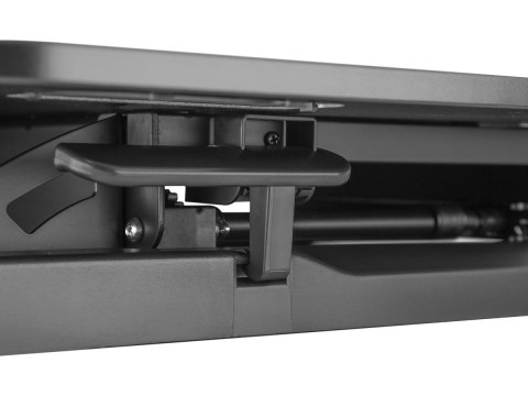 Ergonomiczna nakładka na biurko, powierzchnia robocza: 950x615x106-460mm, regulowana, czarna Ergonomiczna nakładka na biurko, powierzchnia robocza: 950x615x106-460mm, regulowana, czarna