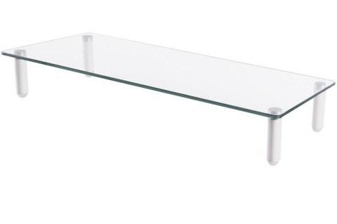 Szklana podstawa dla monitora, powierzchnia robocza: 56x21cm, max. obciążenie: 20kg Szklana podstawa dla monitora, powierzchnia robocza: 56x21cm, max. obciążenie: 20kg