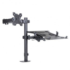 Uchwyt biurkowy do monitora LED/LCD 13-32" + notebooka L-24 Uchwyt biurkowy do monitora LED/LCD 13-32" + notebooka L-24