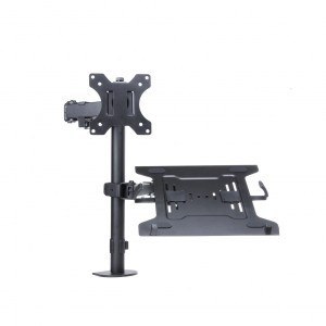 Uchwyt biurkowy do monitora LED/LCD 13-32" + notebooka L-24 Uchwyt biurkowy do monitora LED/LCD 13-32" + notebooka L-24