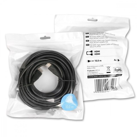 Kabel HDMI v2.0 15 m pozłacany Kabel HDMI v2.0 15 m pozłacany