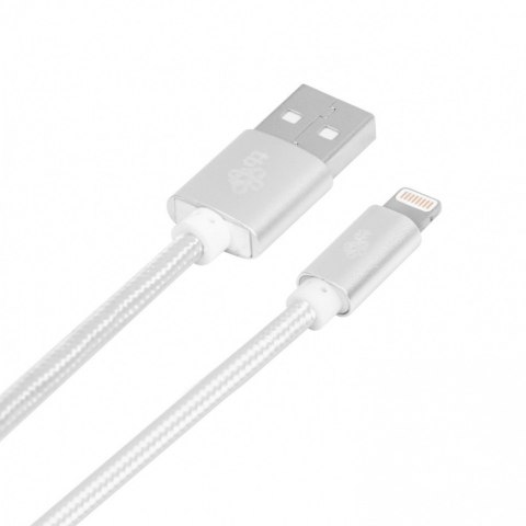 Kabel Lightning-USB 1.5m srebrny MFi Kabel Lightning-USB 1.5m srebrny MFi