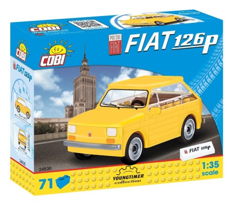 Klocki 71 elementów Polski Fiat 126P Klocki 71 elementów Polski Fiat 126P