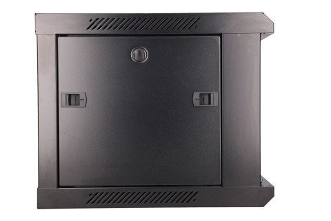 Szafka wisząca rack 6U 600x450 czarna szklane drzwi Szafka wisząca rack 6U 600x450 czarna szklane drzwi