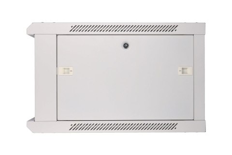 Szafka wisząca rack 6U 600x600 szara szklane drzwi Szafka wisząca rack 6U 600x600 szara szklane drzwi