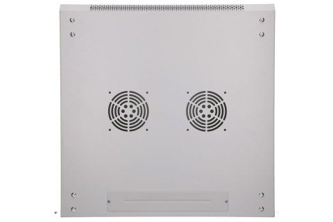 Szafka wisząca rack 6U 600x600 szara szklane drzwi Szafka wisząca rack 6U 600x600 szara szklane drzwi