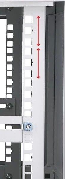 Szafka wisząca rack 6U 600x600 szara szklane drzwi Szafka wisząca rack 6U 600x600 szara szklane drzwi