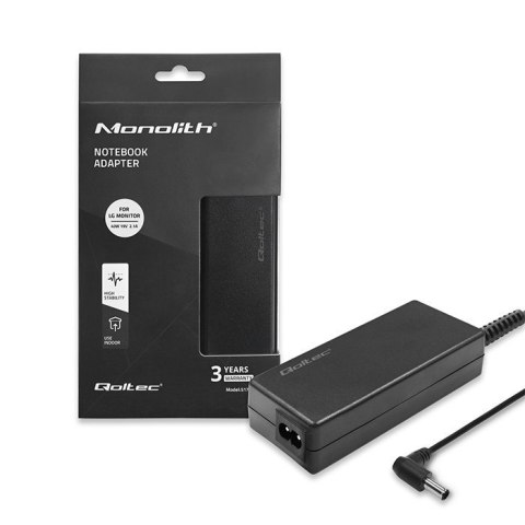 Zasilacz do monitora LG | 40W | 19V | 2.1A | 6.5*4.4 |+ kabel zasilający Zasilacz do monitora LG | 40W | 19V | 2.1A | 6.5*4.4 |+ kabel zasilający