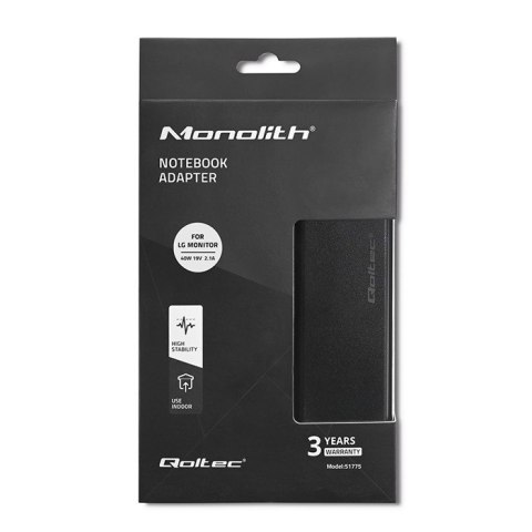 Zasilacz do monitora LG | 40W | 19V | 2.1A | 6.5*4.4 |+ kabel zasilający Zasilacz do monitora LG | 40W | 19V | 2.1A | 6.5*4.4 |+ kabel zasilający