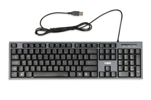 Zestaw klawiatura + mysz IBOX IKMS606 (USB 2.0; (US); czarna, optyczna; 800 DPI) Zestaw klawiatura + mysz IBOX IKMS606 (USB 2.0; (US); czarna, optyczna; 800 DPI)