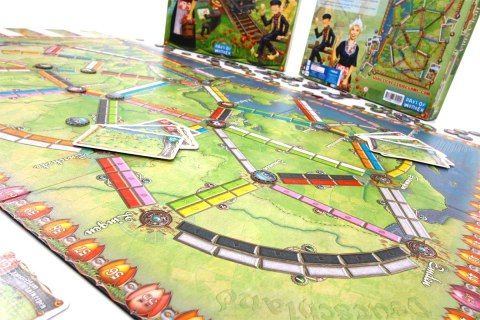 Gra Wsiąść do pociągu Kolekcja Map 4 - Holandia Gra Wsiąść do pociągu Kolekcja Map 4 - Holandia