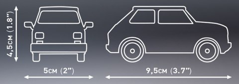 Klocki Youngtimer Collection Fiat 126p el Klocki Youngtimer Collection Fiat 126p el
