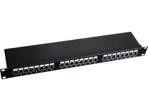 Patchpanel STP kat.6 19 cali 1U 24xRJ45 LSA Patchpanel STP kat.6 19 cali 1U 24xRJ45 LSA