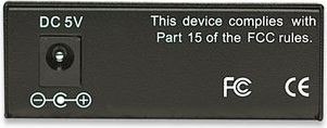 Konwerter 10/100Base-TX RJ45/1000Base-FX (MM ST) 2km 1310nm Konwerter 10/100Base-TX RJ45/1000Base-FX (MM ST) 2km 1310nm
