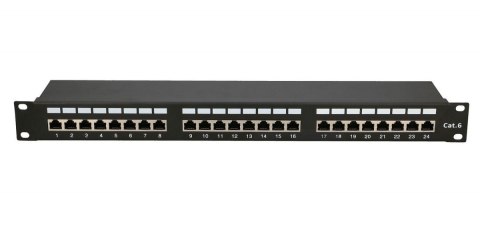 Patchpanel 24 porty CAT6 STP V2 Patchpanel 24 porty CAT6 STP V2