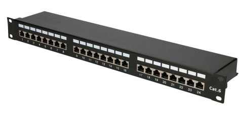 Patchpanel 24 porty CAT6 STP V2 Patchpanel 24 porty CAT6 STP V2