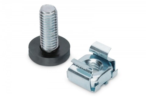 Śruby montażowe M6 19.8mm, nakrętki i podkładki do komponentów RACK 10" i 19" zestaw 50szt. srebrne Śruby montażowe M6 19.8mm, nakrętki i podkładki do komponentów RACK 10" i 19" zestaw 50szt. srebrne