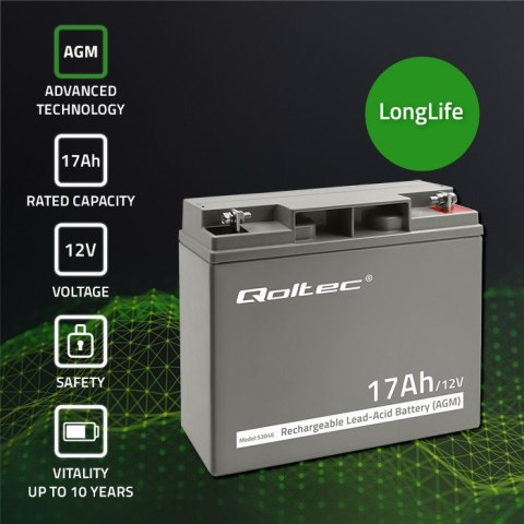 Akumulator AGM 12V | 17Ah | max. 255A Akumulator AGM 12V | 17Ah | max. 255A