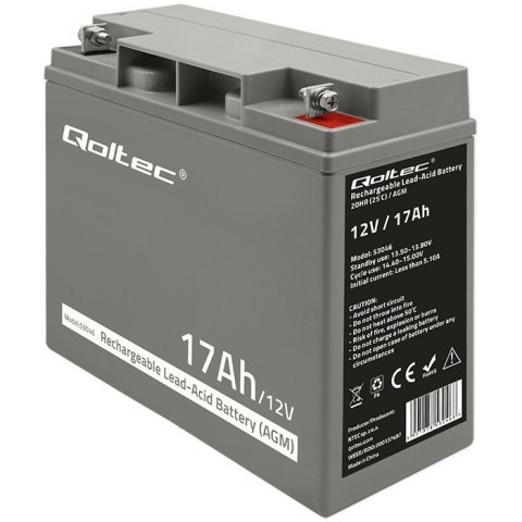 Akumulator AGM 12V | 17Ah | max. 255A Akumulator AGM 12V | 17Ah | max. 255A