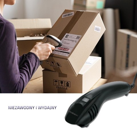 Czytnik kodów kreskowych 1D | USB | podstawka Czytnik kodów kreskowych 1D | USB | podstawka