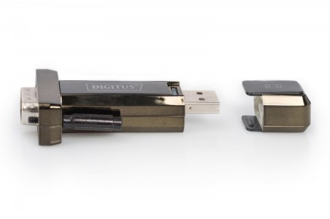 Konwerter/Adapter USB 2.0 do RS232 (DB9) z kablem USB A M/Ż długość 80cm Konwerter/Adapter USB 2.0 do RS232 (DB9) z kablem USB A M/Ż długość 80cm