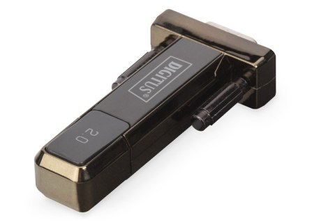Konwerter/Adapter USB 2.0 do RS232 (DB9) z kablem USB A M/Ż długość 80cm Konwerter/Adapter USB 2.0 do RS232 (DB9) z kablem USB A M/Ż długość 80cm
