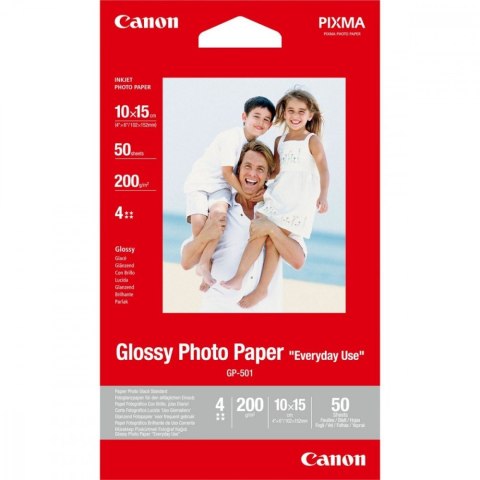 Papier Canon GP-501 błyszczący Photo Paper 10x15 50 arkuszy 0775B081 Papier Canon GP-501 błyszczący Photo Paper 10x15 50 arkuszy 0775B081