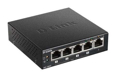 Switch DGS-1005P 5xGbE (4xPoE+ 60W) Switch DGS-1005P 5xGbE (4xPoE+ 60W)