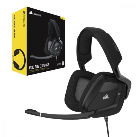 Zestaw słuchawkowy Surround 7.1 VOID RGB ELITE USB CARBO Zestaw słuchawkowy Surround 7.1 VOID RGB ELITE USB CARBO
