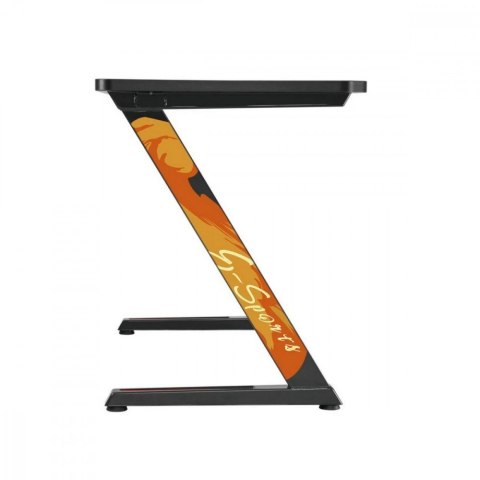 Biurko Gamingowe Czarne 50kg Max NANORS RS120 Biurko Gamingowe Czarne 50kg Max NANORS RS120