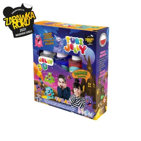 Zestaw Tubi Jelly 3 kolory - Potworki Zestaw Tubi Jelly 3 kolory - Potworki