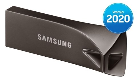 Pendrive BAR Plus USB3.1 128 GB Titan Gray Pendrive BAR Plus USB3.1 128 GB Titan Gray