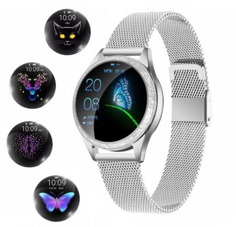 Smartwatch Oro Smart Crystal Srebry Smartwatch Oro Smart Crystal Srebry