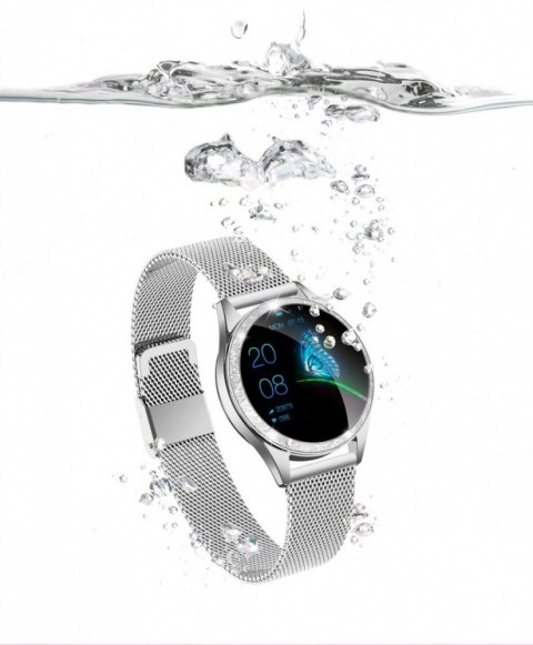 Smartwatch Oro Smart Crystal Srebry Smartwatch Oro Smart Crystal Srebry