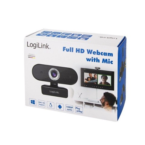Kamera internetowa FULL HD z mikrofonem Kamera internetowa FULL HD z mikrofonem