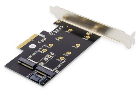 Karta rozszerzeń (Kontroler) M.2 NGFF/NVMe SSD PCIe 3.0 x4 SATA 80, 60, 42, 30 mm Karta rozszerzeń (Kontroler) M.2 NGFF/NVMe SSD PCIe 3.0 x4 SATA 80, 60, 42, 30 mm