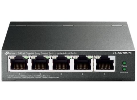 Przełącznik SG105PE Switch Smart 5xGb (4xPoE+) Przełącznik SG105PE Switch Smart 5xGb (4xPoE+)