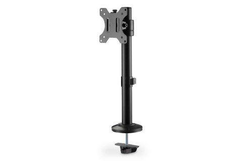 Uchwyt biurkowy kolumnowy pojedynczy 1xLCD max. 32 cale max. 8kg uchylno-obrotowy czarny Uchwyt biurkowy kolumnowy pojedynczy 1xLCD max. 32 cale max. 8kg uchylno-obrotowy czarny
