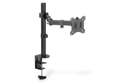 Uchwyt biurkowy pojedynczy z zaciskiem 1xLCD max. 32 cale max. 8 kg uchylno-obrotowy 270 (PIVOT) Uchwyt biurkowy pojedynczy z zaciskiem 1xLCD max. 32 cale max. 8 kg uchylno-obrotowy 270 (PIVOT)