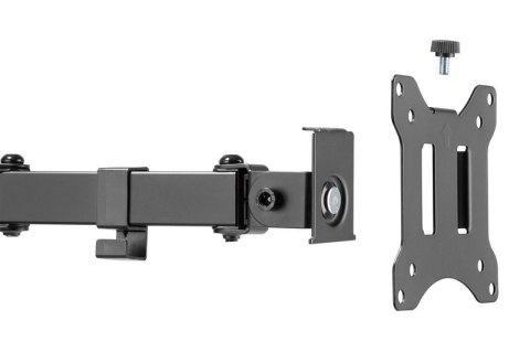 Uchwyt biurkowy pojedynczy z zaciskiem 1xLCD max. 32 cale max. 8 kg uchylno-obrotowy 270 (PIVOT) Uchwyt biurkowy pojedynczy z zaciskiem 1xLCD max. 32 cale max. 8 kg uchylno-obrotowy 270 (PIVOT)