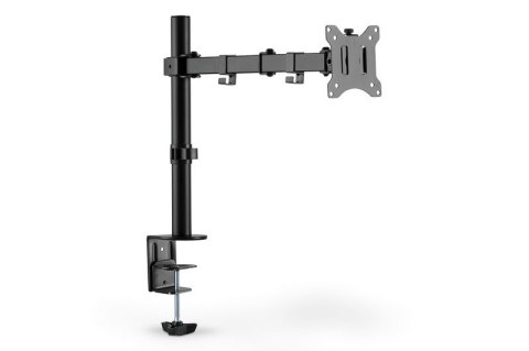 Uchwyt biurkowy pojedynczy z zaciskiem 1xLCD max. 32 cale max. 8 kg uchylno-obrotowy 270 (PIVOT) Uchwyt biurkowy pojedynczy z zaciskiem 1xLCD max. 32 cale max. 8 kg uchylno-obrotowy 270 (PIVOT)