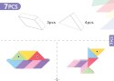 Klocki Magnetyczny Tangram - Magic Tangram 60 el. X-Bida