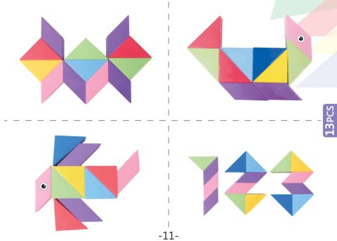 Klocki Magnetyczny Tangram - Magic Tangram 60 el. X-Bida Klocki Magnetyczny Tangram - Magic Tangram 60 el. X-Bida