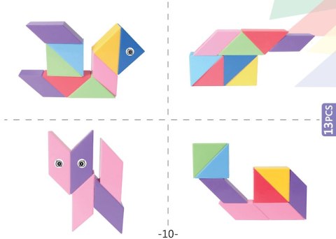 Klocki Magnetyczny Tangram - Magic Tangram 60 el. X-Bida Klocki Magnetyczny Tangram - Magic Tangram 60 el. X-Bida