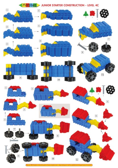 Morphun Starter 600 el. - Klocki konstrukcyjne Morphun Morphun Starter 600 el. - Klocki konstrukcyjne Morphun