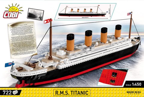 Klocki 722 elementy RMS Titanic 1:450 Klocki 722 elementy RMS Titanic 1:450