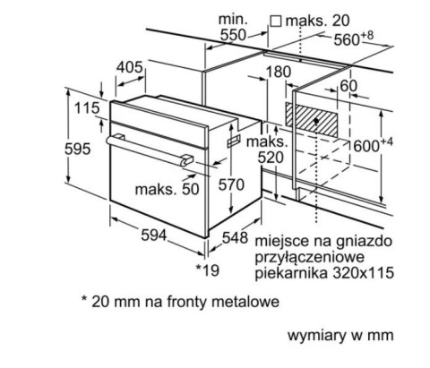 Piekarnik HBF114BS1 Piekarnik HBF114BS1