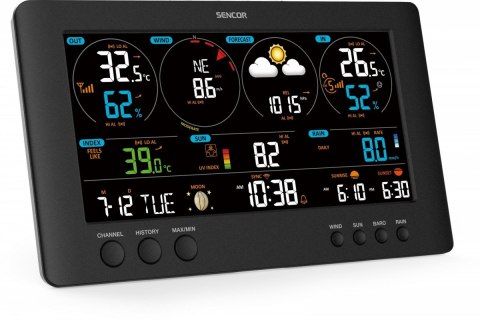 Profesjonalna stacja METEO WiFi SWS 12500 wys. LCD 21,4cm Kolor Profesjonalna stacja METEO WiFi SWS 12500 wys. LCD 21,4cm Kolor