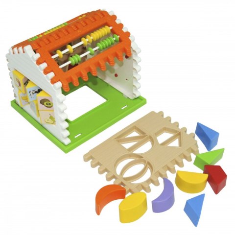 Domek edukacyjny sorter 21 elementów Domek edukacyjny sorter 21 elementów